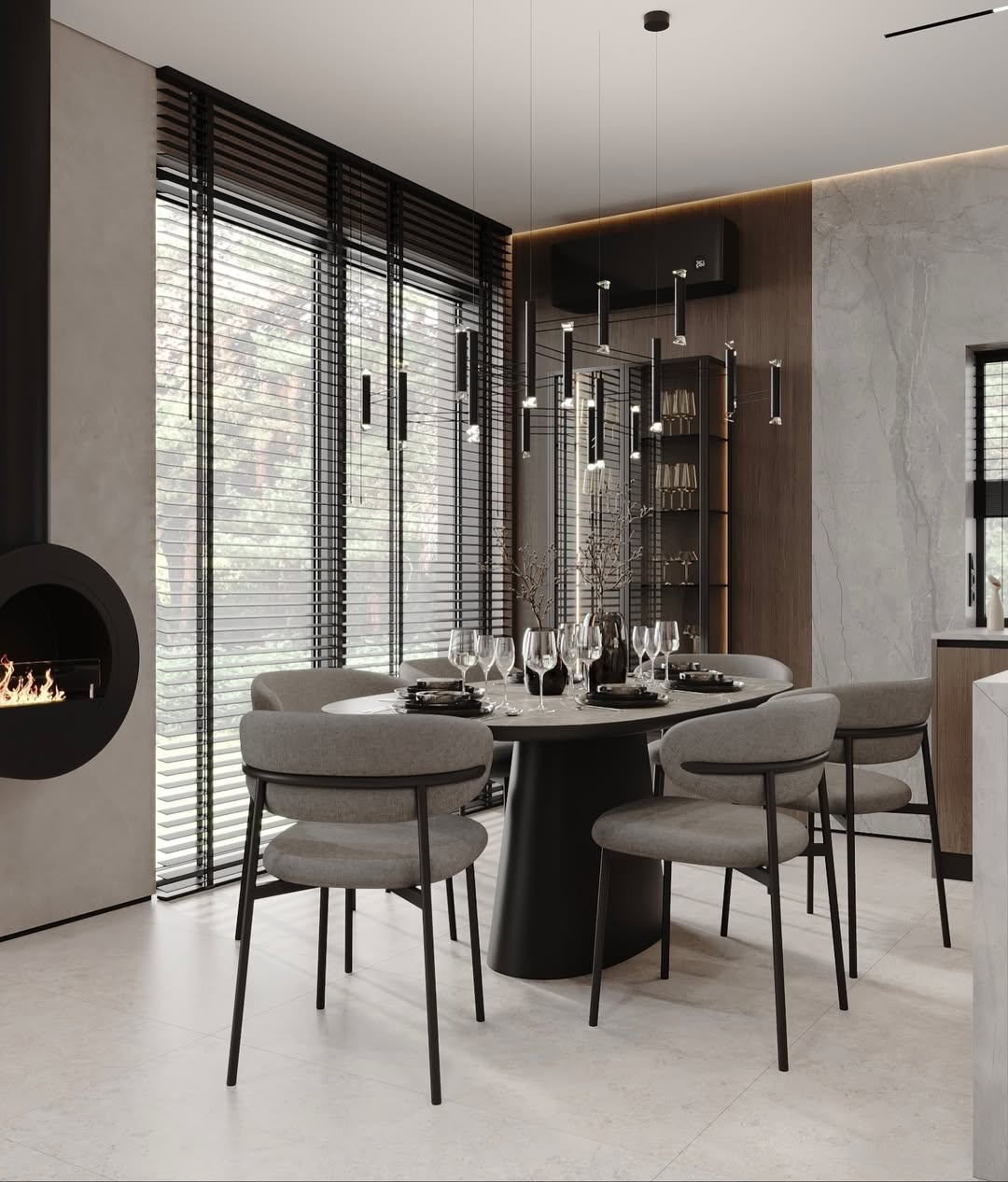 Apartment Interior 75 m² —  Warm Modern Gallery